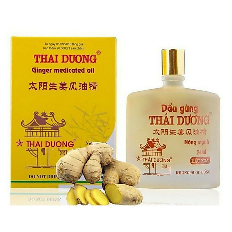 ✅ DẦU GỪNG THÁI DƯƠNG 24ML