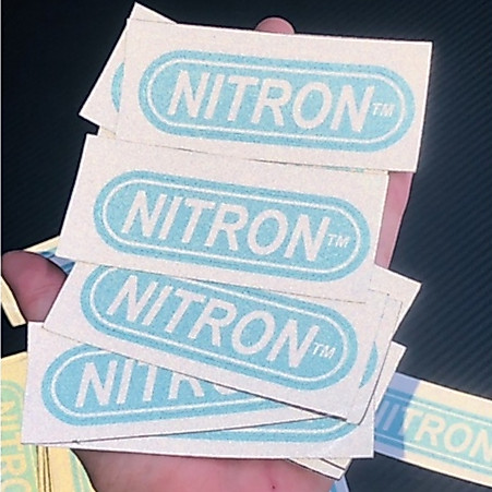 Tem Logo Sticker Phản Quang Chữ Nitron Decal Bền Màu Chống Nước, Chất Koe 3M Có Độ Bám Dính Cao  - MinhTuDecal