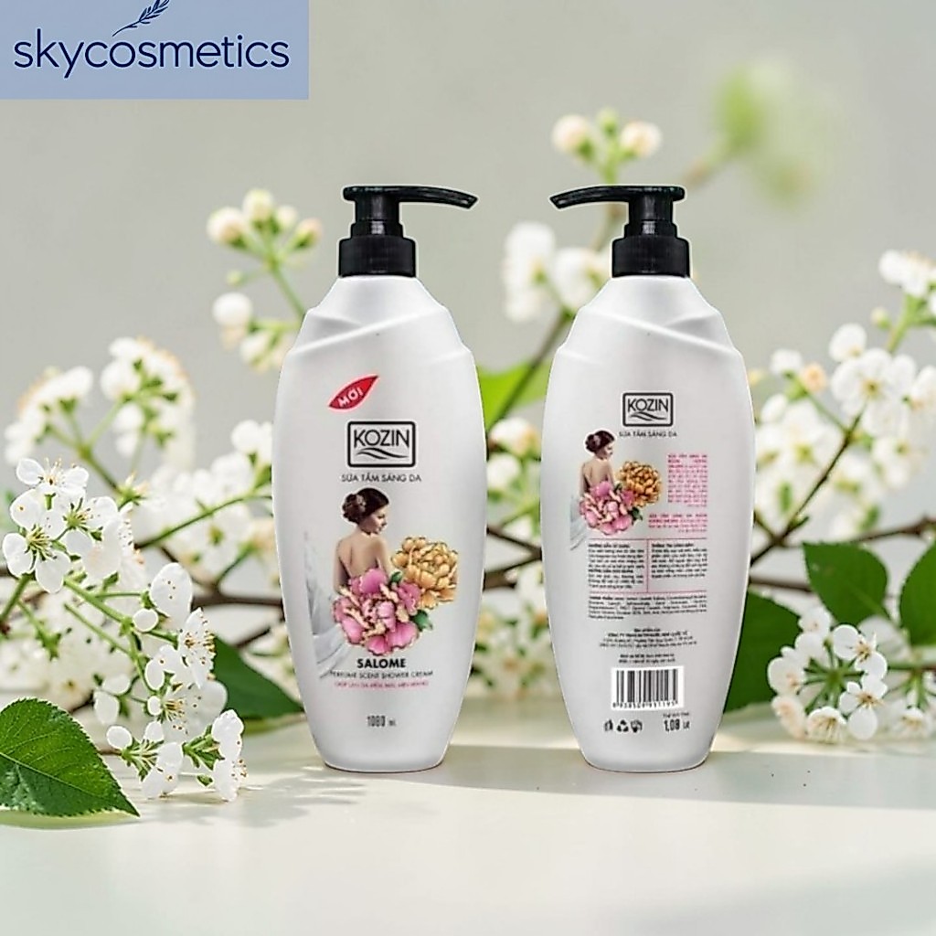 Sữa Tắm Sáng Da KOZIN Hương Nước Hoa Dưỡng Da 1.080ml