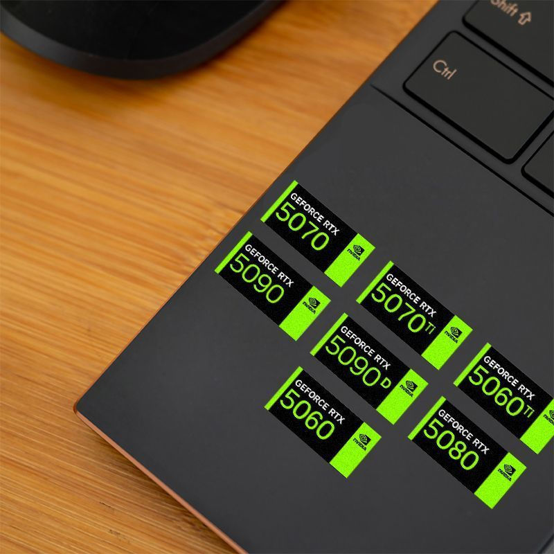 Laptop Bán Chạy Trang Trí 5090ti5070ti đến 5080tiday Miếng Dán Điện Thoại Di Động Yingwei rtx Card Đ