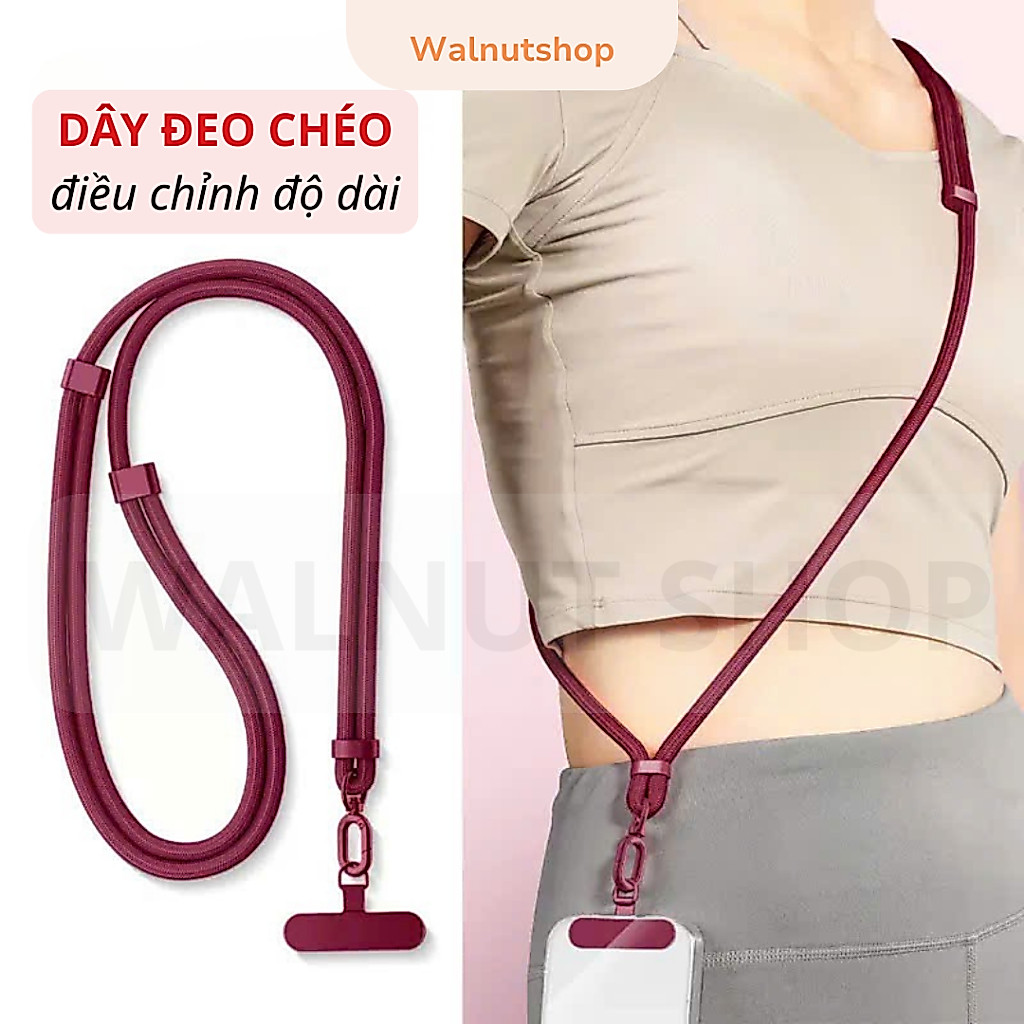 Dây Đeo Điện Thoại Điều Chỉnh độ dài 40-80cm – Dây Đeo Cổ / Đeo Chéo Điện…