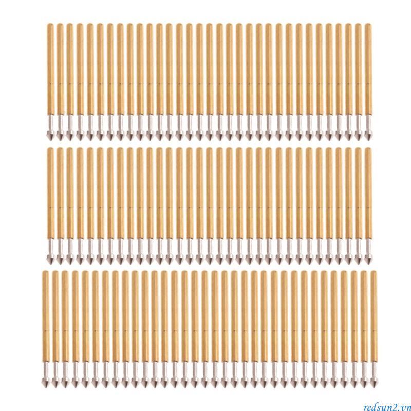 Redsun2 100-Piece Spring Test Probe Pogo Pin P75-E2 Dia 1 3mm Chiều dài 16 5mm Bền-