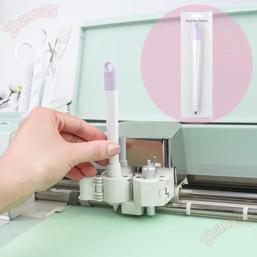 ZHAOX Cricut Scoring Tool, Giấy DIY Chính Xác Điểm Stylus, Phụ Kiện Khắc ABS Dập Nổi Stylus Cricut M