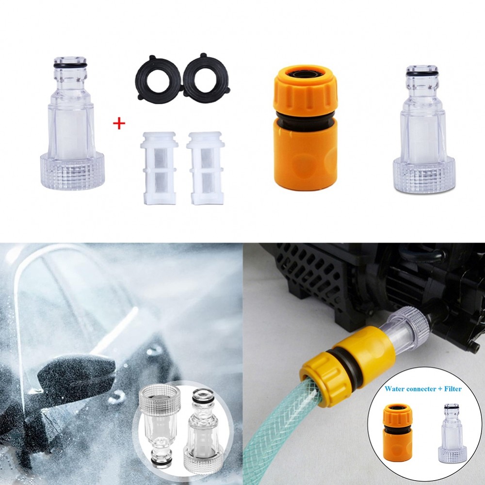 Fast Garden Hose Fitting with Water Filter for Car Washer Hose Pipe Fitting