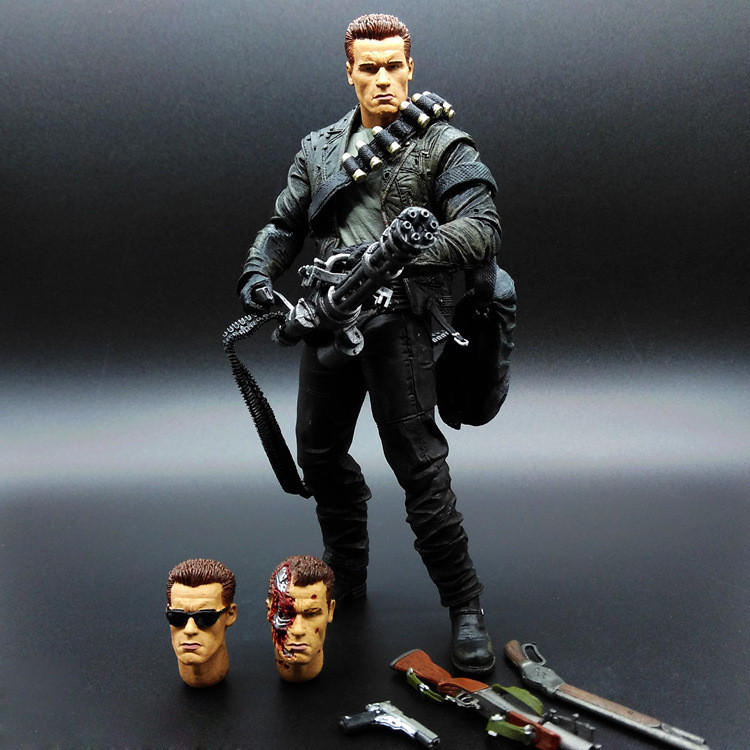 NECA Phiên Bản Phim Terminator Warrior Schwassinger T800 Di Chuyển Hình Mô Hình Đóng Hộp Đồ Trang Tr