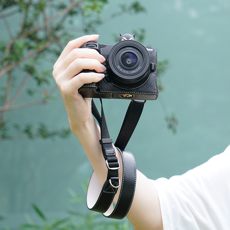 Thích hợp cho vỏ bảo vệ nikon Z30 z50 Túi đựng máy ảnh z30 Vỏ bảo vệ Đế da nikon Z50 Phụ kiện máy ản