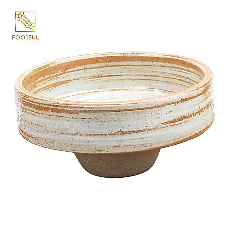 Bình gốm Ikebana Hộp đựng trung tâm cắm hoa cho máy tính để bàn