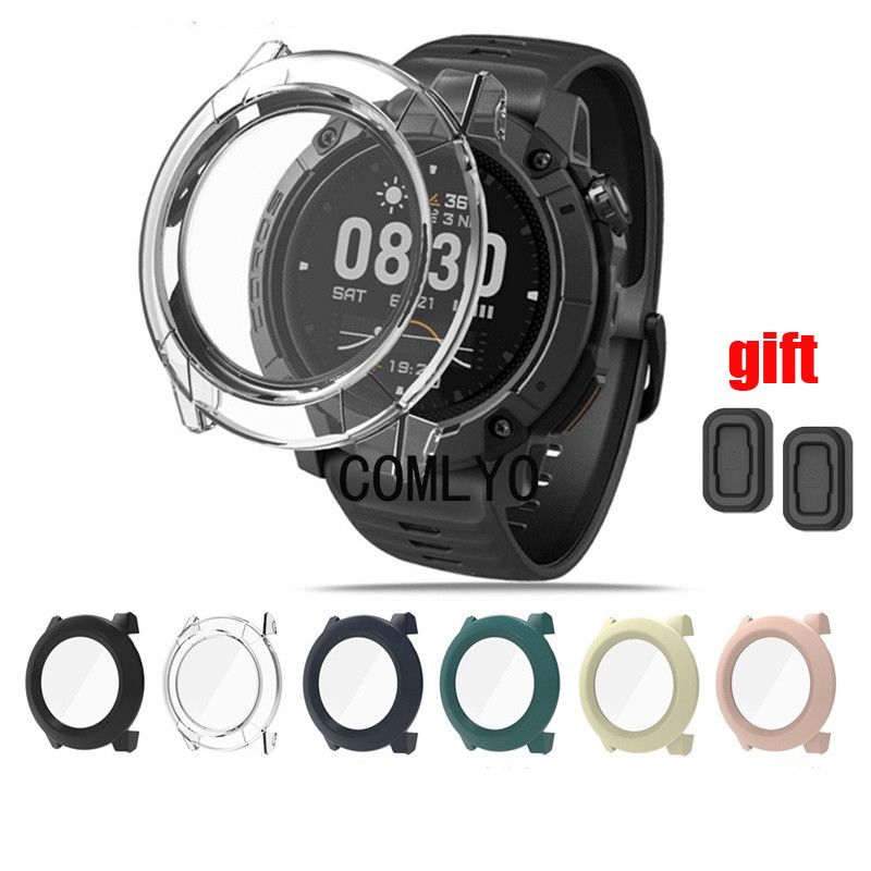 Dành cho COROS NOMAD Vỏ đồng hồ thông minh + Kính cường lực Phim bảo vệ màn hình Ốp lưng bảo vệ Vỏ b