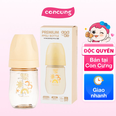 Bình sữa PPSU Aga-ae cao cấp 180ml (nắng mai)
