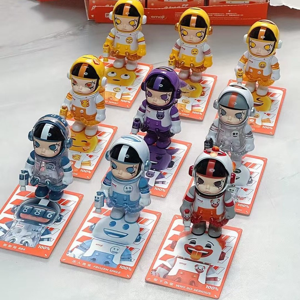 Mới Molly MEGA SPACE 100% Emoji Series Hộp Mù Quà Tặng Sinh Nhật Trang Trí MOLLY mega space BB49