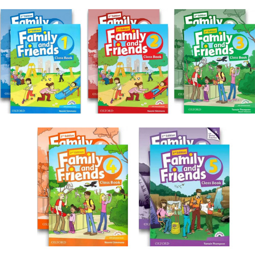 Sách - Family And Friends - 2nd Edition (Classbook + Workbook) (Bộ lớp 1,2,3,4,5)