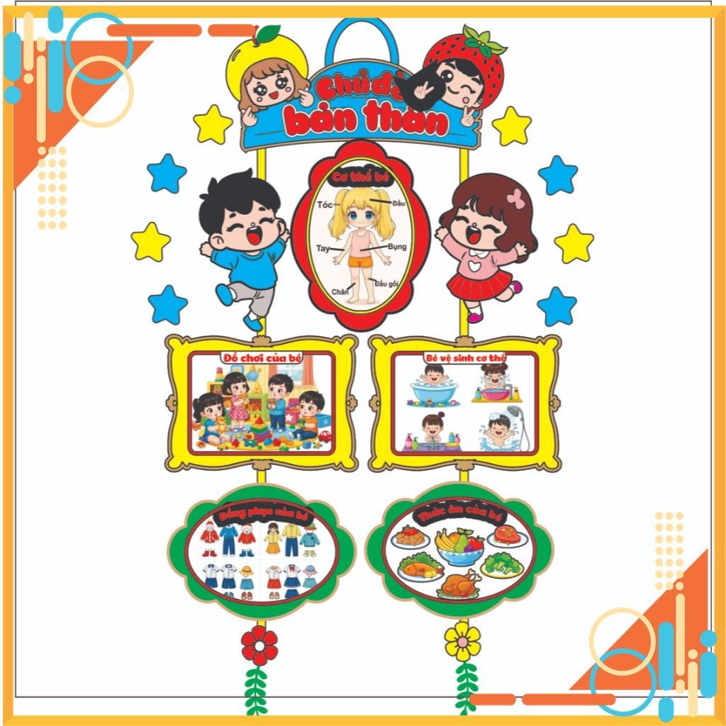 Bộ 10 Tranh Chủ đề mầm non , hàng thủ công, trang trí mầm non, đồ dùng mầm non, tranh góc mầm non , 