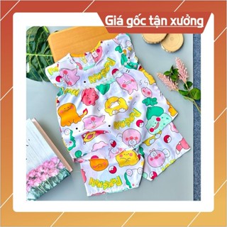 [Tole 2da] Bộ quần áo Bộ lanh/ Bộ tole CÁNH TIÊN lững cho bé gái (5-45KG) / Giao màu ngẫu nhiên