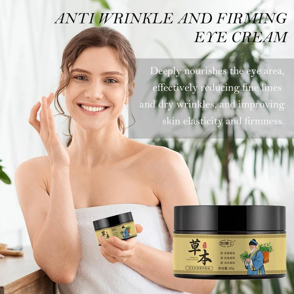 Herbal Anti-Wrinkle Firming Eye Cream Moisturizing Around Eyes Fade Fine Lines Moisturizing Brighten