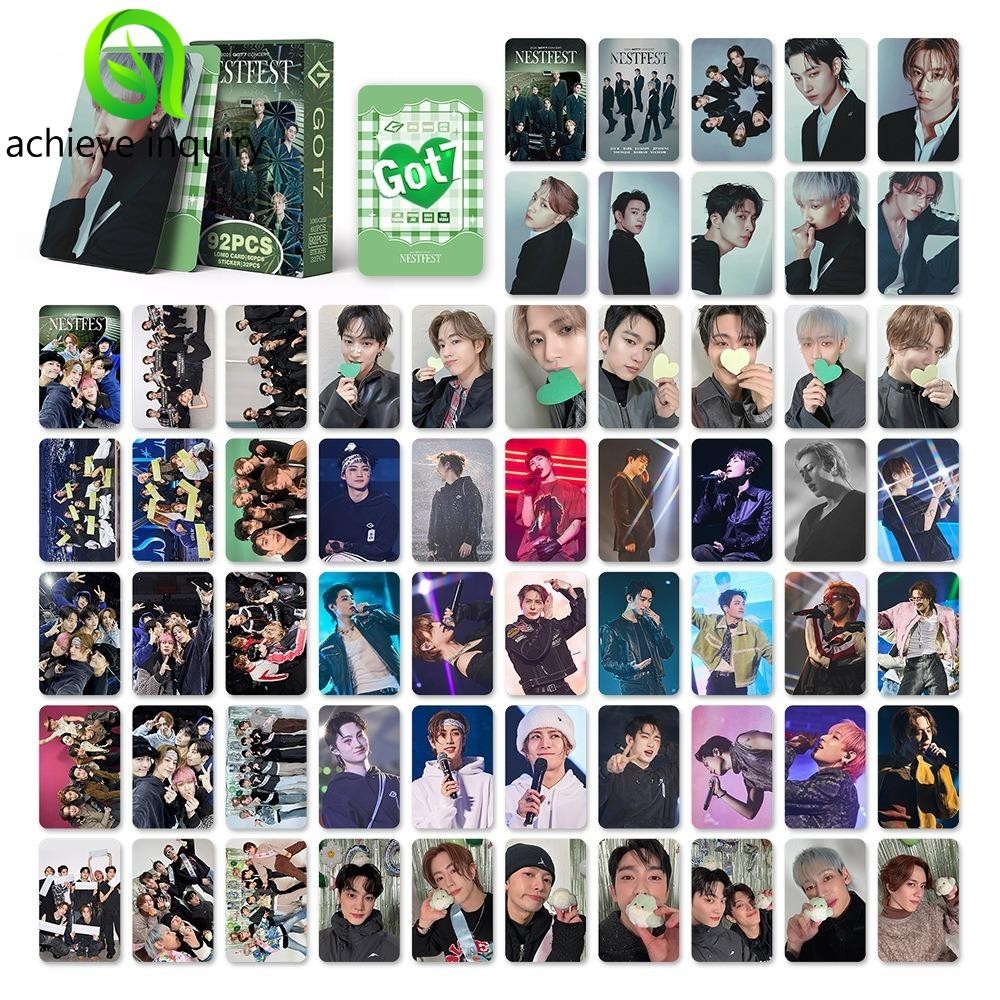 achieve inquiry ACHIEVE YÊU THÍCH GOT7 Lomo Card, Thẻ ba chiều Jay B JinYoung GOT7 NESTFEST, Thiệp c