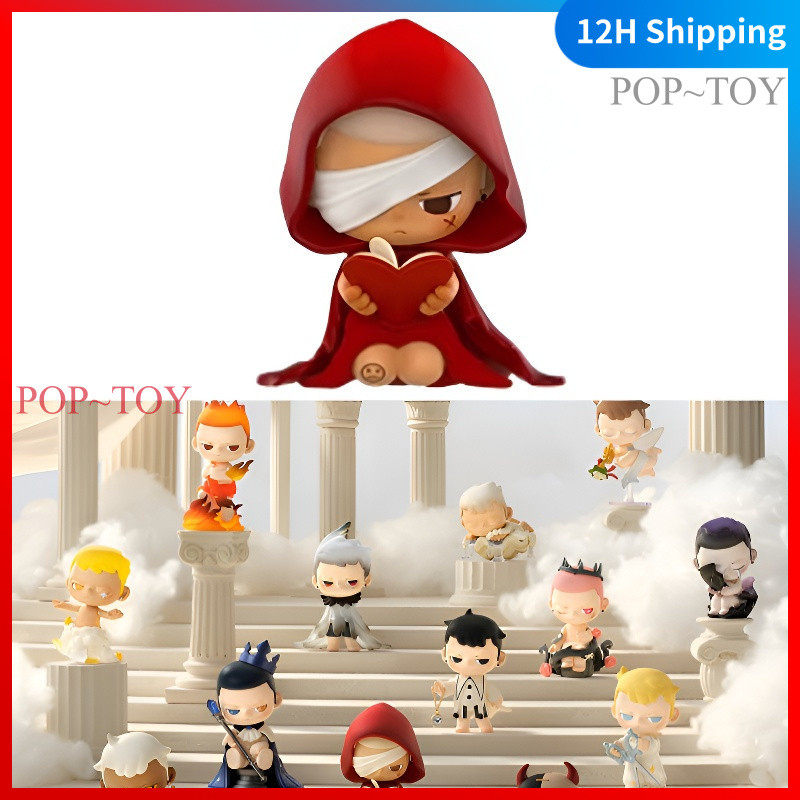 POPMART KUBO Angel's Poem Series Figures pop mart kubo v6 blind box collectible figurine decorative 