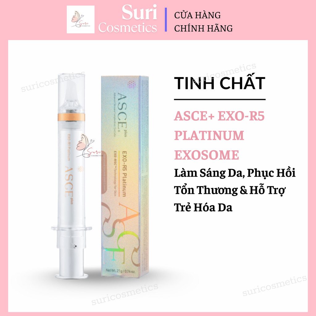 [Công Ty] Tinh Chất ASCE+ EXO-R5 Platinum Exosome Làm Sáng Da, Phục Hồi Tổn Thương & Hỗ Trợ Trẻ Hóa 
