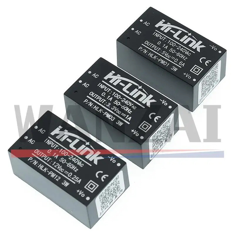 HLK-5M03 HLK-5M05 HLK-5M12 5W AC-DC 220V sang 12V / 5V / 3.3V Buck Step Down Power Supply Module Con
