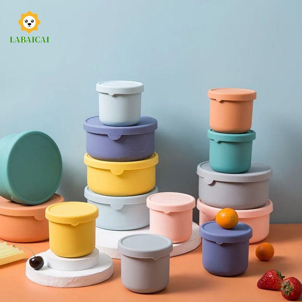 Hộp Cơm Trưa LABAICAI, Nắp Kín Khí Hộp Bảo Quản Thực Phẩm, Dày Chắc Chắn Có Thể Tái Sử Dụng Chống Rò