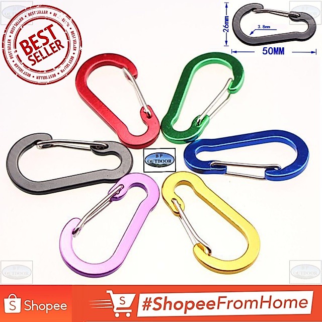 Carabiner nhôm Kích thước 50x26 Mm Sử dụng đa năng