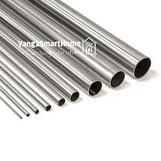 Combo 3 Ống inox tròn mờ 304 - Đường kính ngoài 6mm, 8mm, 10mm, 12mm - Dày 1mm - Dài 1 mét.