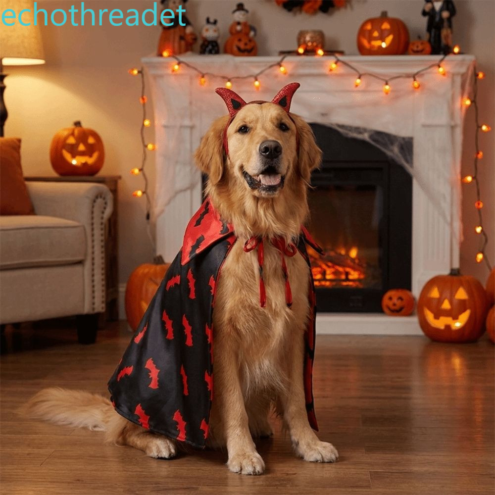 WELON Cat Cosplay Cloak, Bộ áo choàng dơi cho chó thoải mái có thể điều chỉnh, thoáng khí mềm mại th