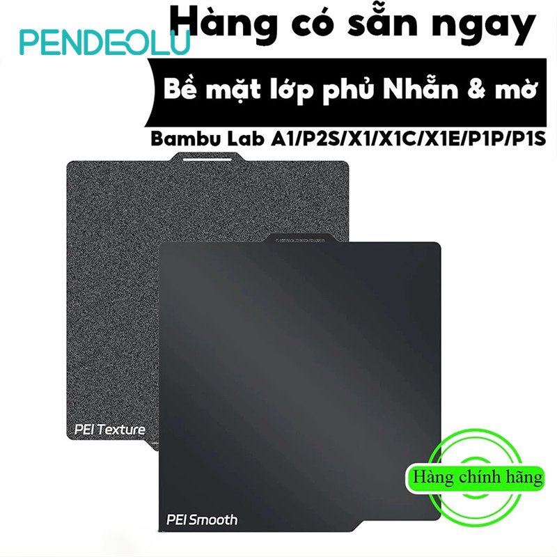 PENDEOLU Máy In 3D For Bambu Lab A1/P2S/X1/X1C/X1E/P1P/P1S PEI Xây dựng tấm 257*257mm 3D104A1P