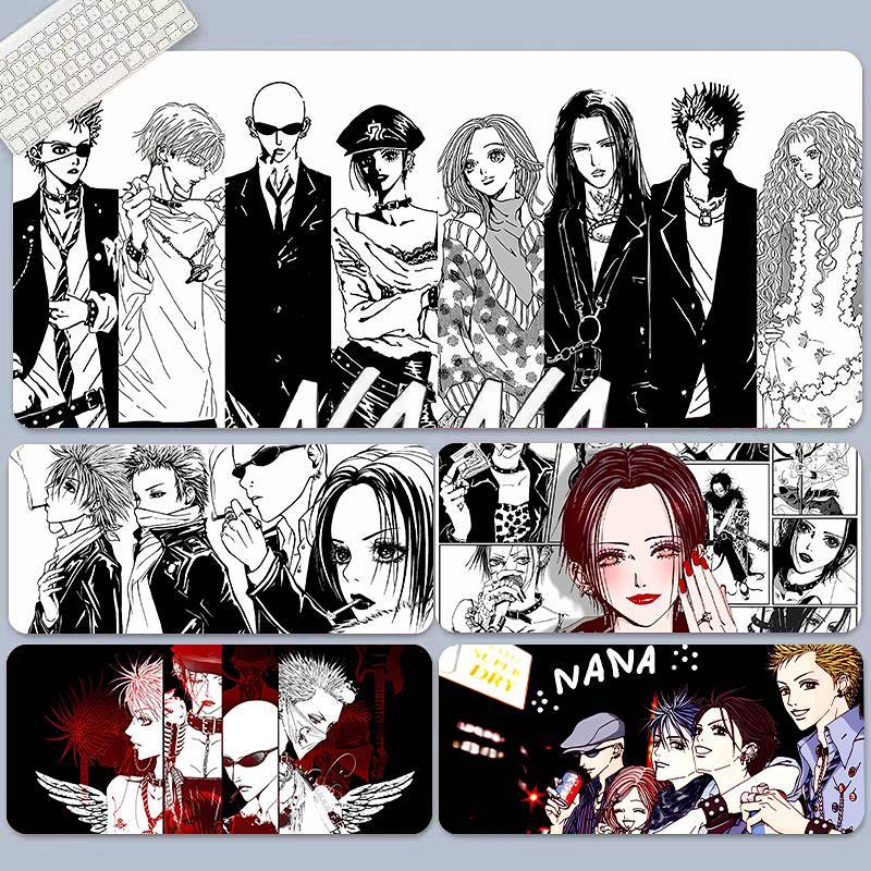 Nana Okaki Mouse Pad Sun Manana Table Mat Office Dormitory Non-Slip Large Keyboard Pad VAe1