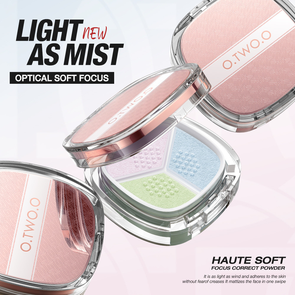 O.TWO.O Nhẹ Flawless Cushion BB Cream Sửa Chữa Cao Tập Trung Mềm Sửa Chữa Loose Powder High Fix Loos