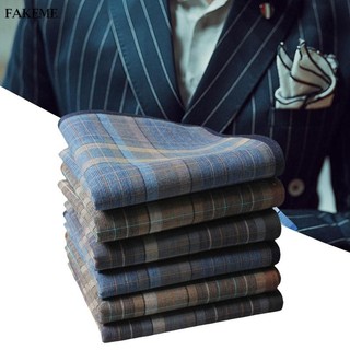 6 Chiếc Khăn Tay Cho Nam 16 Inch Lau Mồ Hôi Khăn Vuông Bỏ Túi