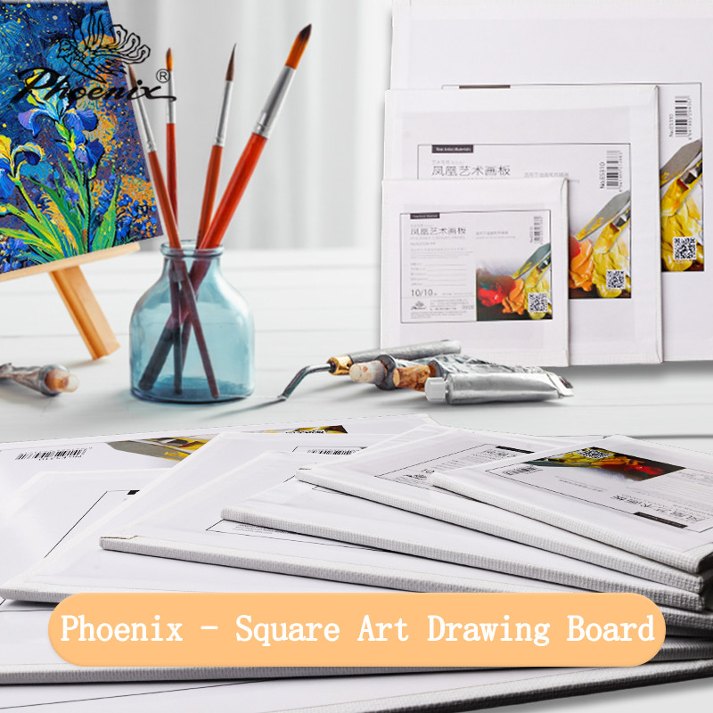 Phoenix Art Easel Board Di Động Tranh Gỗ Chắc Chắn Dầu Nước Và Chống Nấm Mốc Nhiều Kích Cỡ