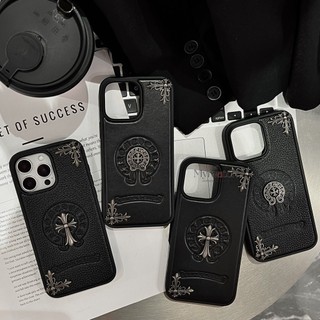  Vỏ da họa tiết vải thiều cho iPhone 17 16 15 14 13 Pro Max Thiết kế đinh tán kim loại Thiết kế khung lỗ lớn Bảo vệ thiết kế cổ điển Bảo hiểm toàn diện Vỏ chống rơi 