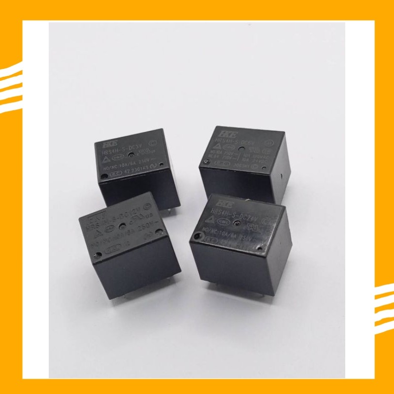 Rơle 5 chân giá trị lớn HRS4H-S-DC 5 chân 5v 6v 12v 24v 10a Chân in