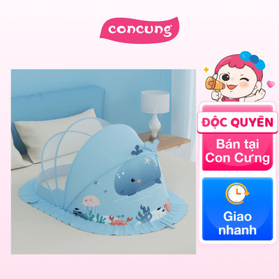Mùng cao cấp cá heo Animo B2305_MN002 (110x60x60cm, Xanh)