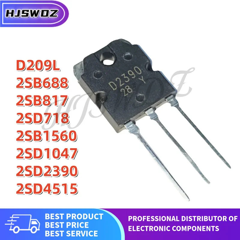 1-5 Chiếc 2SD718 2SB688 2SD2390 2SB1560 2SB817 2SD1047 D209L 2SD4515 D718 B688 D2390 B1560 B817 D104