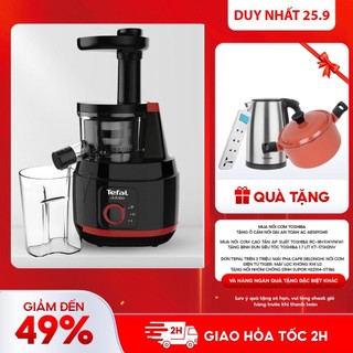 Máy ép trái cây tốc độ chậm tefal zc150838-công suất 150w-ổng tiếp nhiên liệu 4.5 cm -bảo hành 1 năm