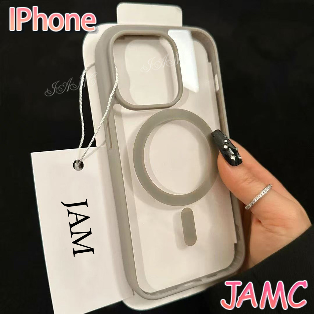 Trong Suốt Sạc Từ Tính Ốp lưng iPhone 18 17 16 15 14 13 12 11 Pro Max 7 8 Plus XR XS Max SE TPU mềm