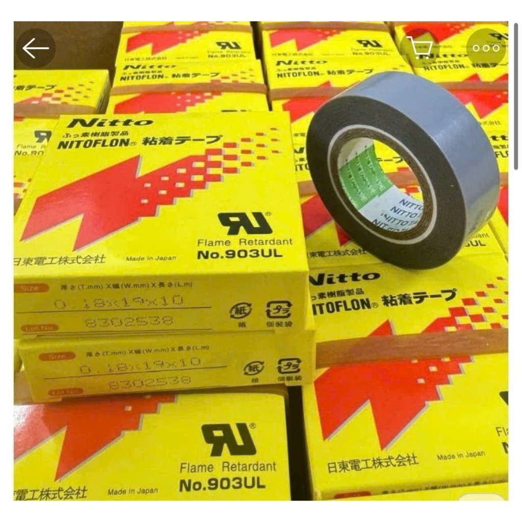 Băng keo chịu nhiệt Nitto JAPAN, Nitto 903UL, nhựa dán chân vịt tiện dụng, chịu nhiệt cao, chống bỏ 