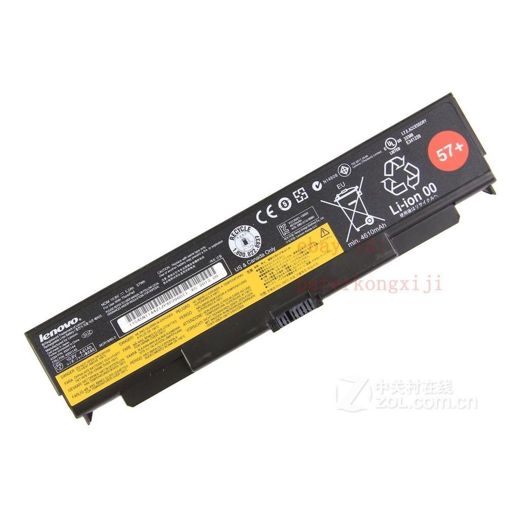 Pin laptop lenovo ThinkPad T540p, T440p, W540, L440, L540 ,57+