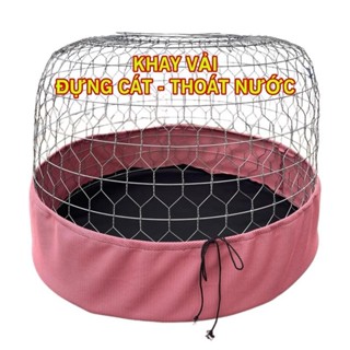 KHAY VẢI BỘI TRÒN đựng cát thoát nước dùng ngoài trời