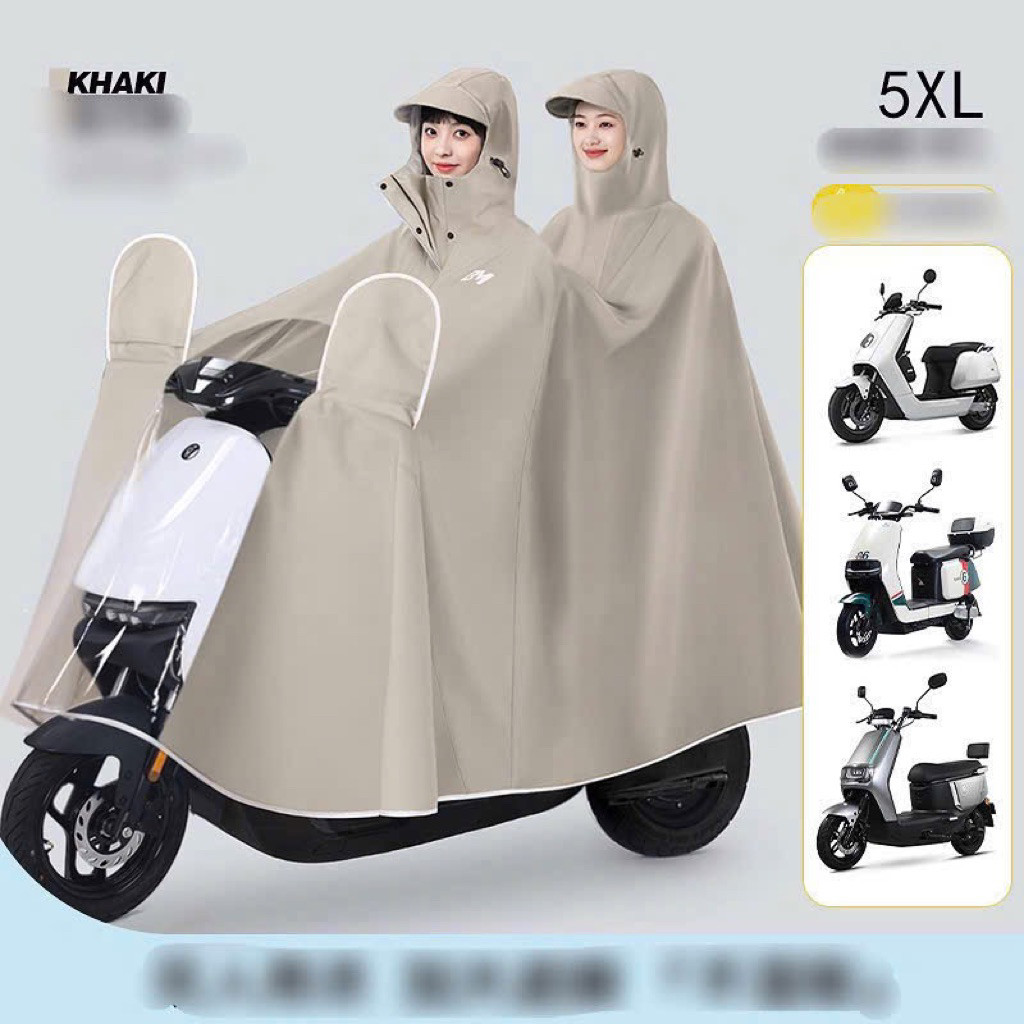 ÁO MƯA ĐÔI 2 ĐẦU SIZE TO 5XL SIÊU CHỐNG THẤM