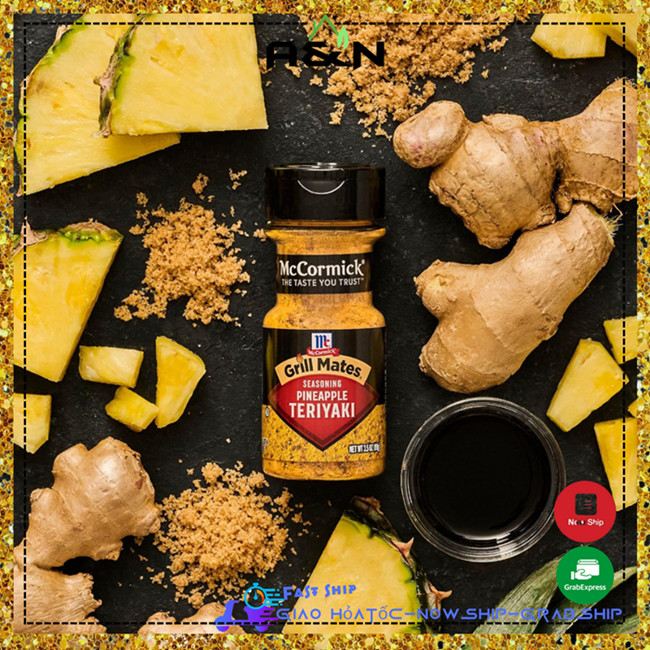 Gia vị ăn kiêng 0 calo McCormick Grill Mates Pineapple Teriyaki