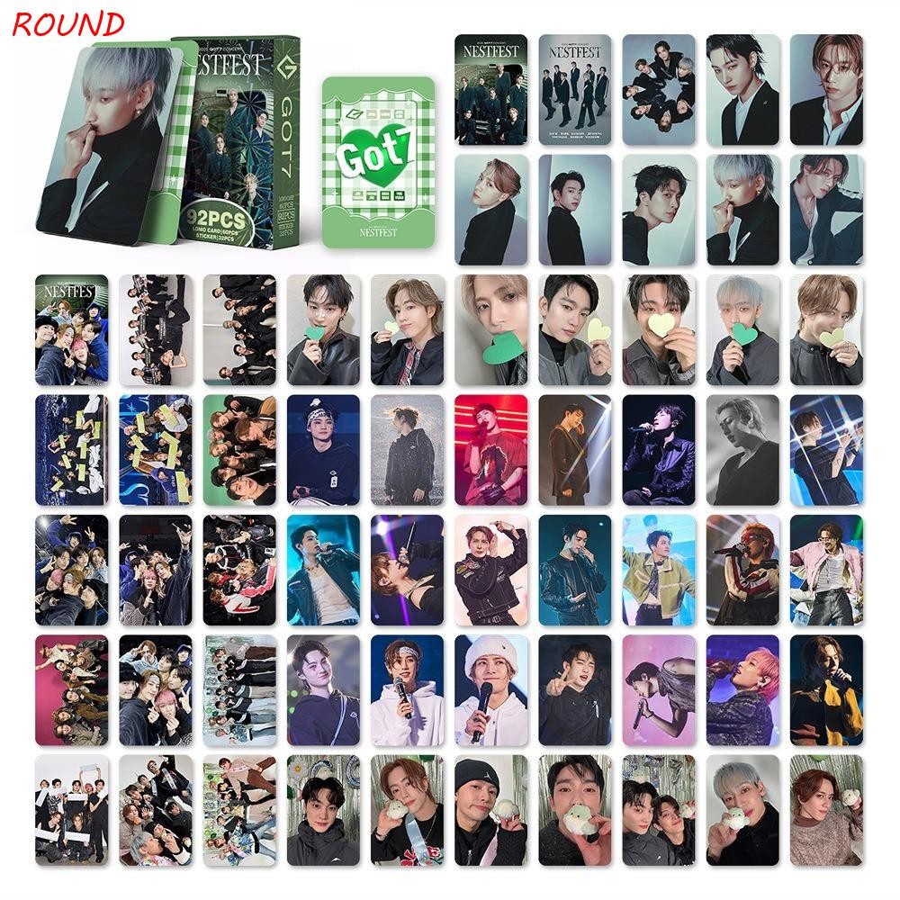Thẻ Lomo TRÒN GOT7, Thẻ ba chiều Jay B JinYoung GOT7 NESTFEST, Thẻ nhỏ BamBam Bộ sưu tập hai mặt GOT