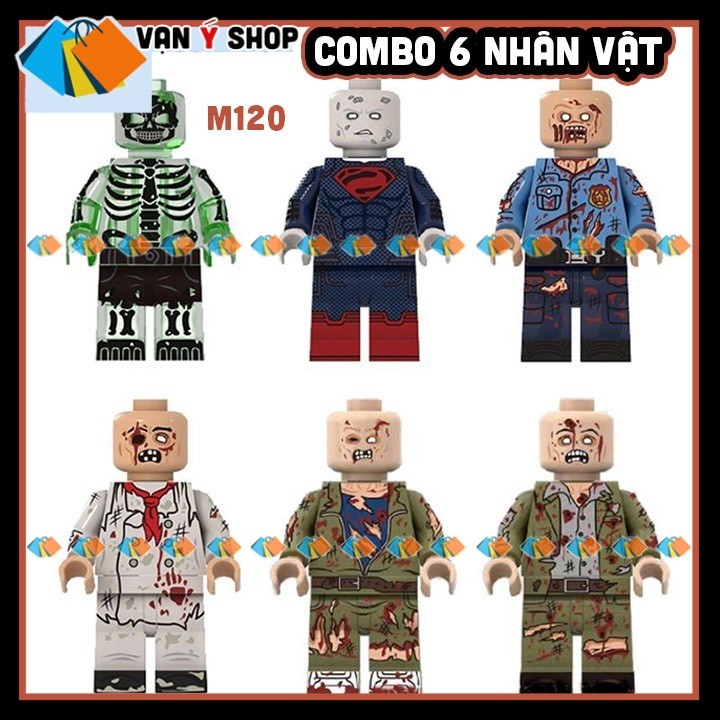 Zombie Combo 6 Nhân Vật Combo 8 Nhân vật Mô hình  Quân Sự Xuyên Biên Giới Mô hình  Zombie Quân Đội K