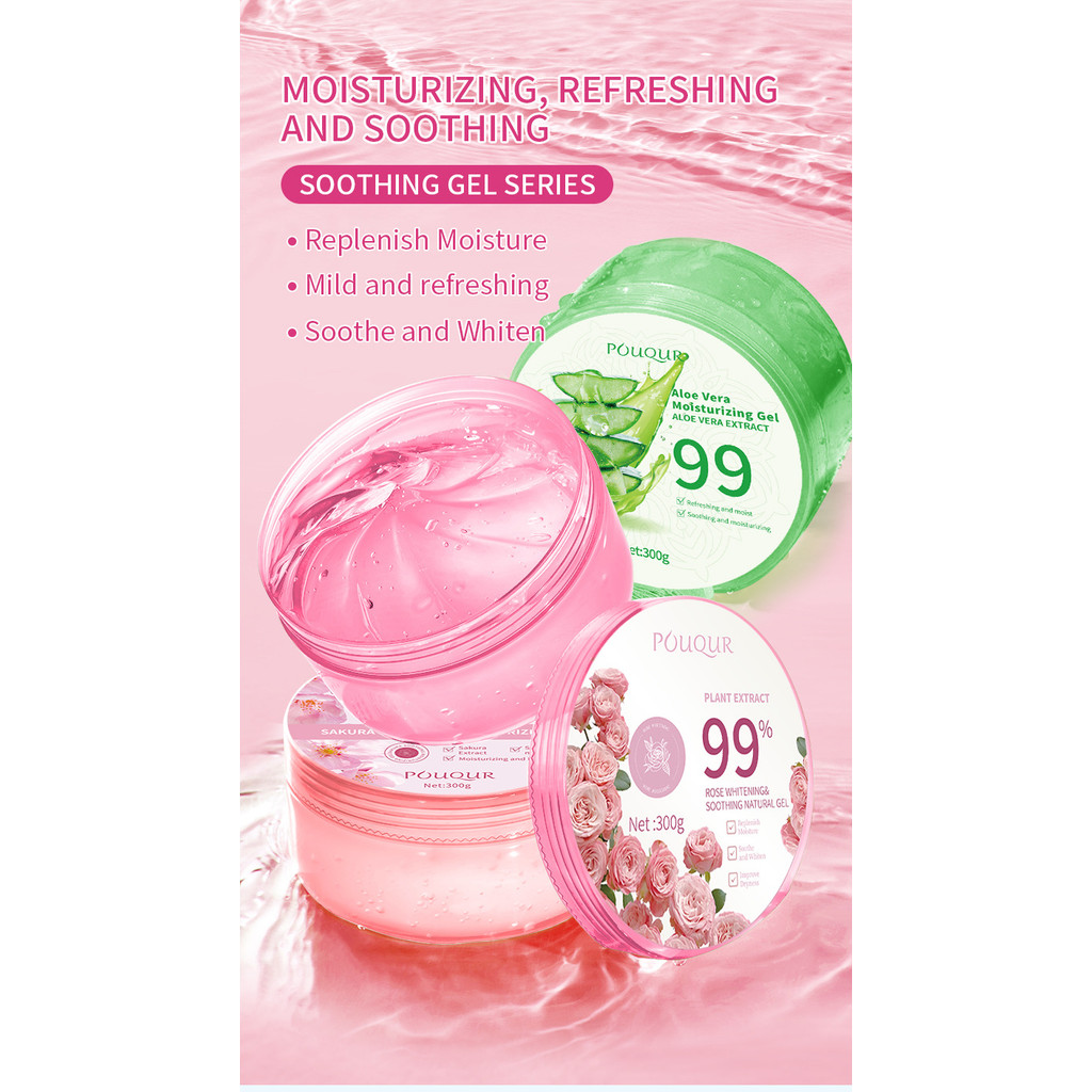 Gel Lô Hội Làm Mới Dưỡng Ẩm Da Mặt Sản Phẩm Chăm Sóc Da Lô Hội Gel 300g