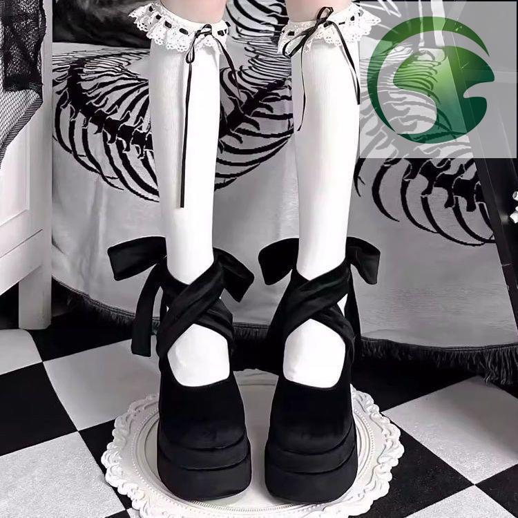 MY3 Gothic lolita Giày 2026 Mùa Xuân Mới Cô Gái Pháp Mary Jane Mary Jane Giày Cao Gót Đế Dày Dễ Thươ