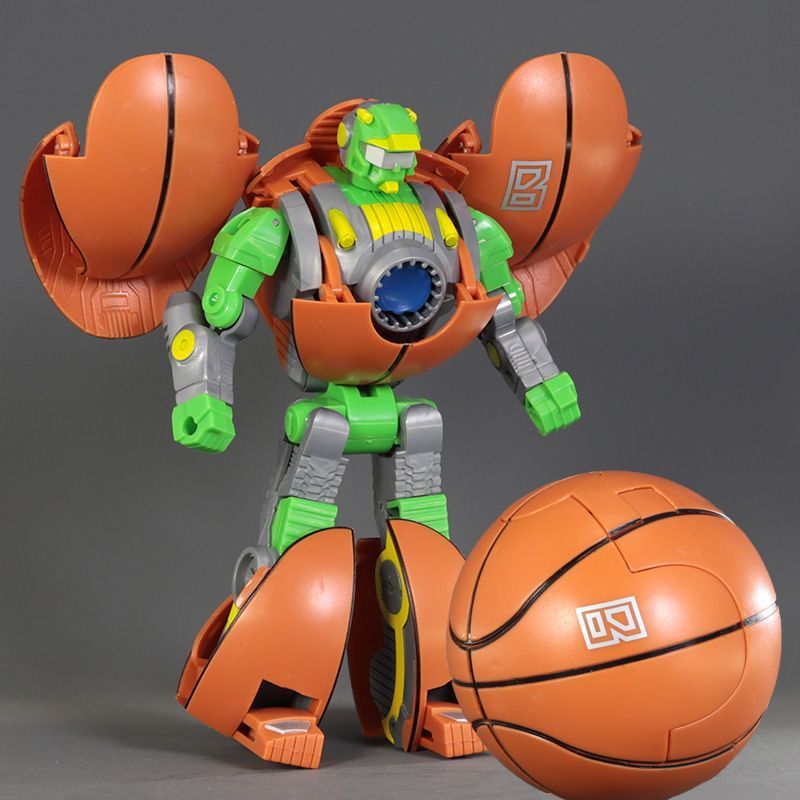 Toy basketball8cc Baby Boy Warrior remai#Children's Basketball Transforms into Badminton, Soccer, Fo