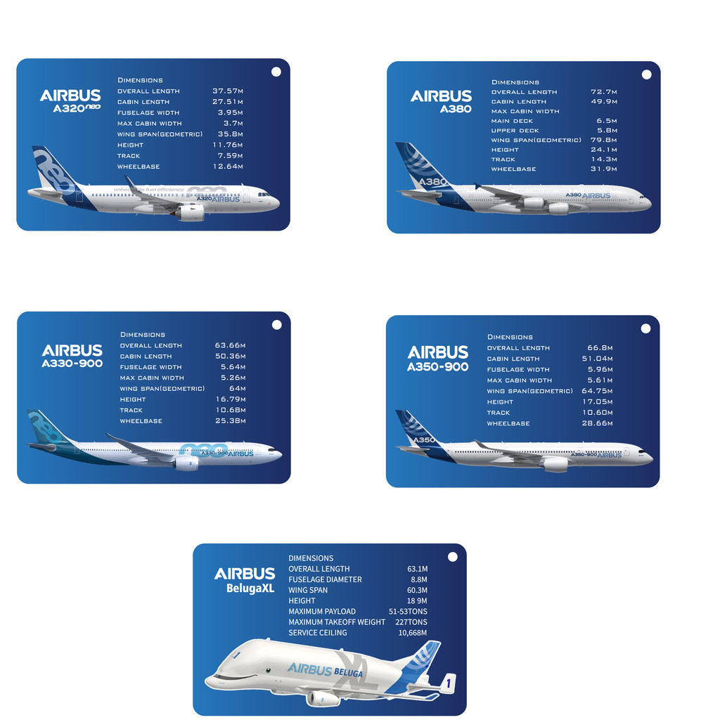 Hành Khách Airliner AIRBUS350 320 330 Big Beluga Acrylic Bay Bạn Bè Móc Khóa Vòng Túi Mặt Dây Chuyền
