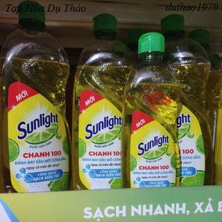 Nước rửa chén Sunlight Chanh chai 400g/750g