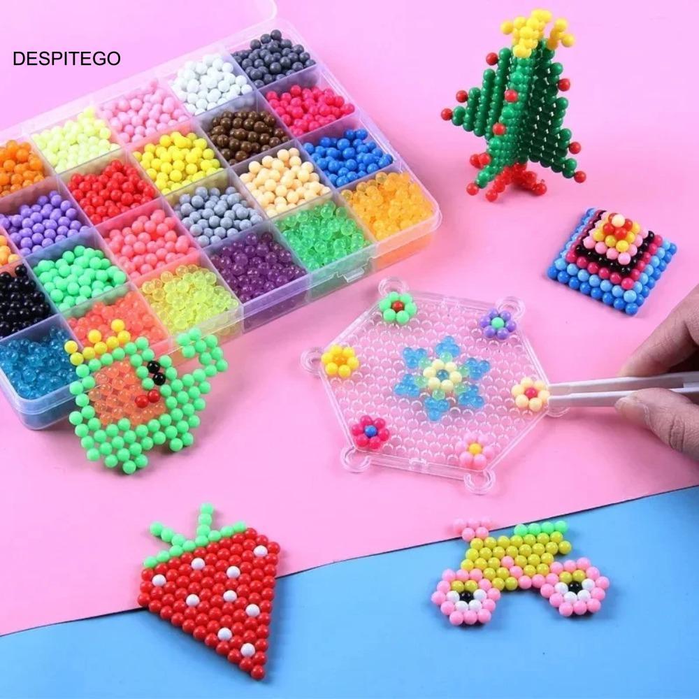 DESPITEGO Magical Water Mist Beads, Sticky Bead DIY Material Set Magic Beads DIY Set, Giáo dục Monte